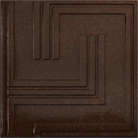 Ekena Millwork 19 5/8in. W x 19 5/8in. H Geometric EnduraWall Decorative 3D Wall Panel Covers 2.67 Sq. Ft. WP20X20GMAMB